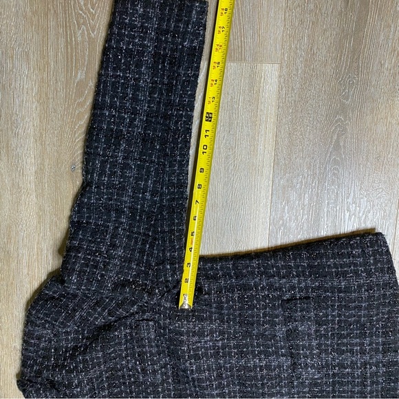 Chic Black Tweed Women's Jacket - Picture 7 of 8